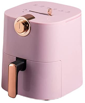 Freidora de aire, WETIE Freidora de aire pequeña de 4,5 cuartos de galón, 5 en 1 Freidora de aire con menos aceite, horno de pizza con freidora de aire de 1300 W, canasta para freír antiadherente,
