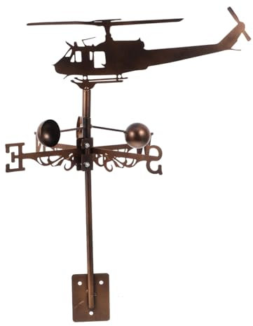 KONTONTY Indicateur De Vent De Voilier Girouette De Direction Décorative pour Jardin Outil De Mesure Vent pour Extérieur