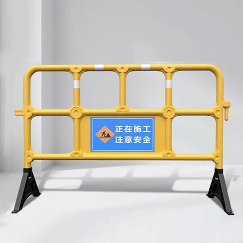 LYFHYSDSP Cone de Signalisation Flexibles, Poteau de Guidage, Plot de Chantier Extra Larges, pour Allées et Escaliers(Yellow)