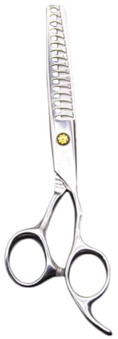 HONITANO Tijeras de Peluquería Profesionales Acero Inoxidable para Entresacar y Texturizar Cabello Diseño Ergonómico Portátil para Salones y Hogar