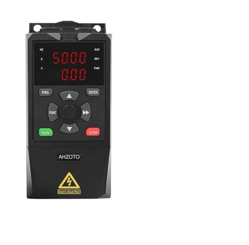YHMKQMDMY Inverter CA con Ingresso VFD da 220 V, monofase, Uscita 220 V, trifase, regolatore di velocità del Motore da 220 V, Driver di frequenza Regolabile(1.5kw-2hp,1PH 220V-3PH 220V)