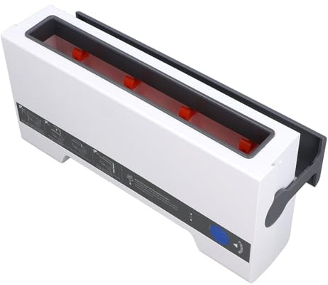 Máquina de encuadernación térmica genérica, encuadernadora de libros de 12 pulgadas con función de enfriamiento integrada, máquina Cinch A4 para documentos fotográficos de dia white US_standard 110v