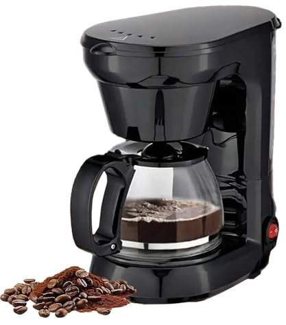 Ccarzzi 750ML Filter Coffee Machine - 650W Drip Coffee Maker Fast Brewing, 40-Min Keep Warm, Anti-Drip Function, for Instant Coffee, Espresso, Macchiato