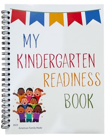 My Kindergarten Readiness Book, engagerande pedagogisk lektid kul, 21,3 × 17 × 0,8 cm, arbetsbok för startskolan åldrarna 3–5, förskoleskola förberedelsebok, torka rent, återanvändbar, för pojkar och