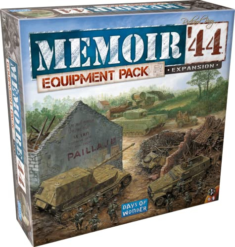 Asmodee - MEMOIRE 44: Extension - Jeu de Plateau - 60 Min - 2 à 8 joueurs | Pour Adultes et Enfants dès 10 Ans - 186 figurines et 108 scénarios sur la Seconde Guerre Mondiale - Days of Wonder
