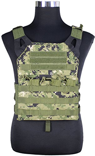 JPC taktisk väst militär krigsmän bröst rigg molle-platta bärare jakt väst utomhus uniform strid utrustning AOR2