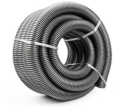 Vacuum Cleaner Accessories Inner 50mm Vacuum Cleaner Thread Hose Straws Bellows Vacuum Tube Soft Pipe Replacement Part Accessories (Color : Gray-2m (50mm))