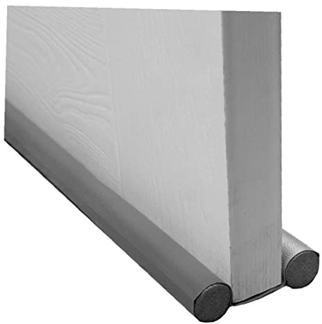 Fopytu Under Door Draft Stopper for Bottom of Door Sweep, Twin Under Door Sweeps, Bottom Weather Stripping, Door Soundproofing, Door Noise Blocker