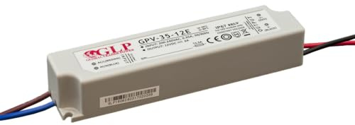 Global Leader Power Alimentation LED DC12V 35W 3A Étanche IP67 GLP