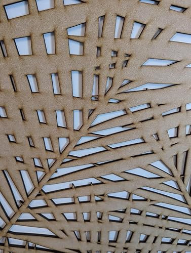 LaserKris Dekoratives Sichtschutzgitter für Heizkörper, 6 mm dick, MDF-Platte (verschiedene Größen), T20E-Muster (1200 mm x 620 mm, ungrundiert)