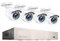 Ruiseawing DVR Surveillance kits, Home Security System H.265+ 8CH DVR 4/8pcs 2.0MP 1080p Night Vision Outdoor Surveillance Waterproof Camera Kits(1T,8CH DVR with 4 Cams-01)
