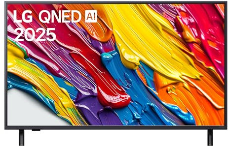 LG QNED AI QNED84 TV 43 pollici, Smart TV 4K, Processore α7 Gen8, Dynamic QNED Color, Design Ultra Slim, webOS con AI e telecomando puntatore AI, Gaming con VRR 4K@60Hz, 43QNED84A6C 2025
