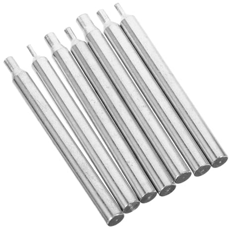 TOMETURE Set 7 Pezzi Accessori per Lucidatura Gioielli in Metallo Argento Bastoncini 1.5-4.5mm per Levigatura e Rimozione Imperfezioni Pietre Preziose