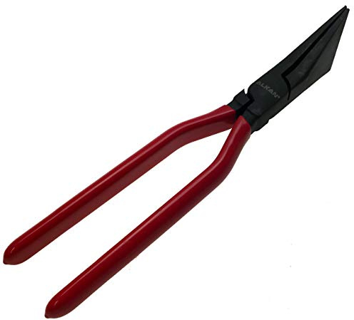 Alkan Abkantzange 0° gerade Falzzange Blechzange Dachdecker 280 mm | Gerade 0° Blech-Biege-Zange/Falzzange für Dachdecker, Klempner, Karosserie, Blechbearbeitung & Werkstatt