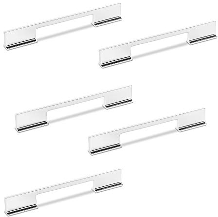 SOTECH 10 Stück Möbelgriffe SW98 BA 160/192 mm Chrom poliert Türgriffe 206 x 29 x 17 mm von JUNKER Design