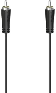 Hama cinch kabel – cinch (1,5 m, RCA-kontakt, anslutningskablar, digital) svart
