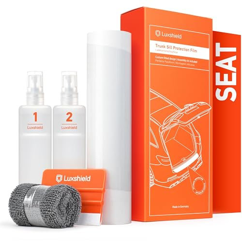 Luxshield Ladekantenschutz Folie für Seat MII Electric KF1 I 2019-2021 - Stoßstangenschutz, Kratzschutz, Lackschutzfolie - Transparent