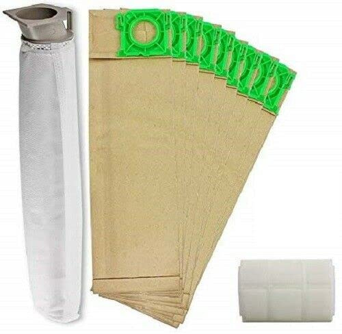Service Pack For Sebo Vacuum Cleaners X Series, x1, x2, x3, x4, x5, 370, 470 - Pack Of 10 Bags & 2 Filters, 5094ER 5093ER