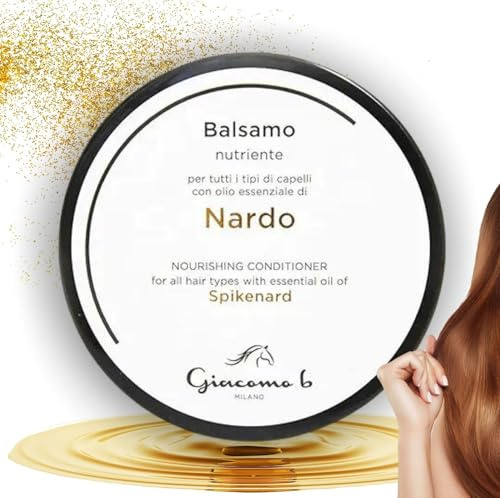 Näringsrik Nardoxtrakt hårbalsam, keratin och söt mandelolja, hårkräm som stimulerar tillväxt, utan parabener - 100 ml