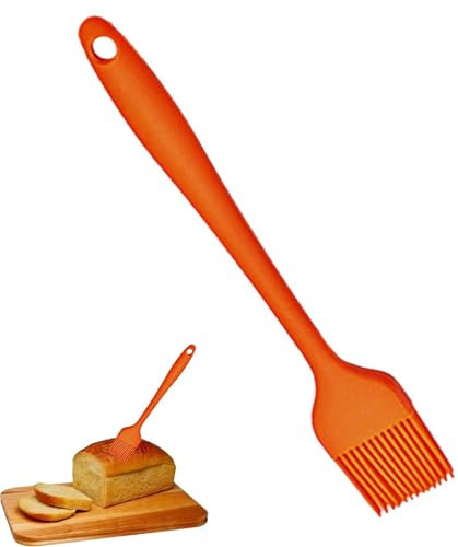 Pinceau à pâtisserie - Pinceau de cuisine résistant à la chaleur - Pinceau de cuisson pour beurre, huile, barbecue et pâte - Pinceau à marinade pour barbecue, viande, pâtisserie, dinde - Pour cuisine,