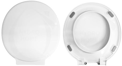 Copriwater Sedile Wc EL1 GALASSIA Come Originale, In Plastica Termoindurente Avvolgente,Colore Bianco MADE IN ITALY CHIUSURA AMMORTIZZATA