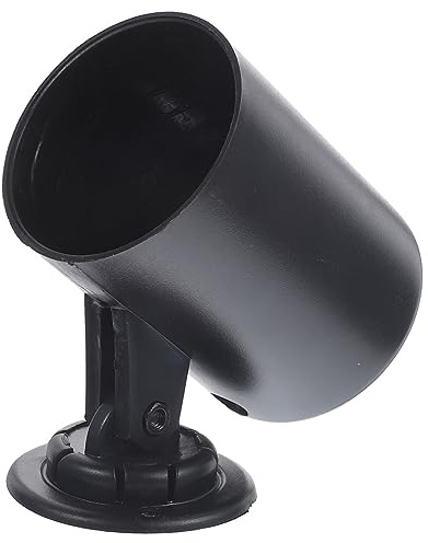 CHILDWEET Support D'instrument pour Voiture 60 Mm, Montage Multi-Angle en Abs et Fer, Rotation 360°, Adapté pour Panneau D'instrument et Porte-gobelet Automobile