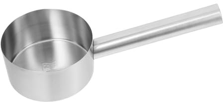 LIFKOME Cucharón de Acero Inoxidable Mango Largo para Riego de Plantas y Verduras en Jardín o Cocina, Capacidad 1.5l, Diseño Resistente y Práctico