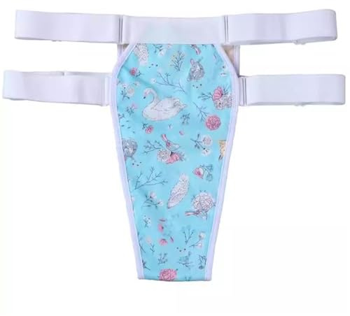Generico Cintura di supporto pelvico V-Sling ，biancheria intima per la correzione del bacino inclinato(Blue,XXL)