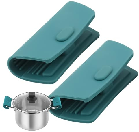 Silikon Topfgriffabdeckung – Rutschfester Topfgriffschutz Isolierpad Schutzüberzug Für Verlängerte 8.5cm Griffe Küchenhelfer Zum Kochen Backen Auflauf Pfannenhandling Ofenarbeiten Essensvorbereitung S