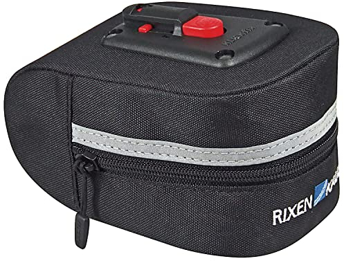 KlickFix Unisex Farradtasche Micro 100 S. Satteltasche, Schwarz, 15 x 10 7 cm EU