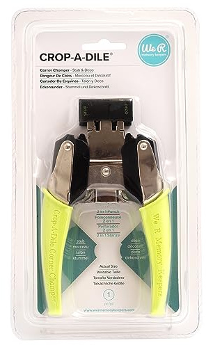 Crop-A-Dile Retro Corner Chomper Tool-Stub & Deco