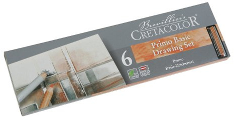 CRETACOLOR Primo Drawing Set, 6-Pencils, multicolor, basic (15-40-006)