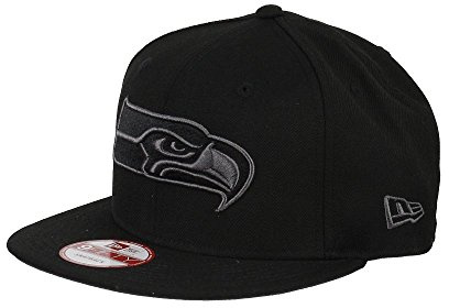NEW ERA Seattle Seahawks Snapback 9FIFTY Cap - NFL - Black/Dark Grey