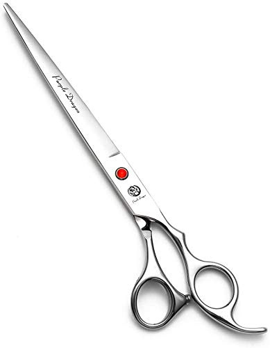 Purple Dragon 5/5.5/6/6.5/7/7.5/8/9/10 Sharp Edge Hair Cutting Shears Pet/Puppy/Cat Grooming Scissors with Bag - Perfect for Barber or Dog Groomer