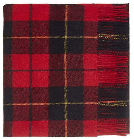 Tartan-halsduk i ren lammull, Wallace