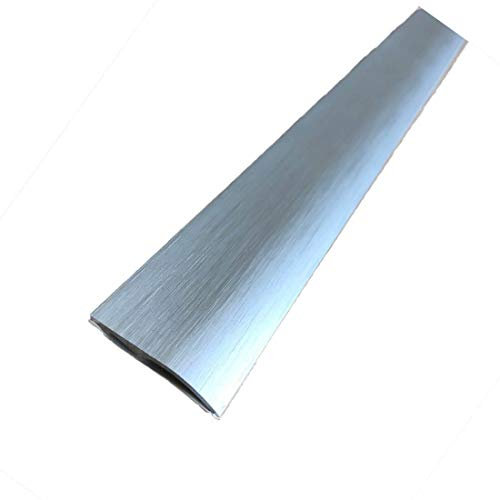 Arbiton Aluminium Carpet Cover 26mm – Brushed Silver – Self-Adhesive Threshold, 0.93m Length PRO26 (Brushed Silver)
