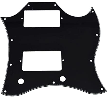 Dopro American Standard SG Gitarre Full Face Pickguard für USA SG Special Guitar schwarz 3-lagig
