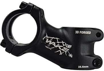 CYSKY Attacco Manubrio 25 Gradi 31,8 60mm/70mm/90mm/110mm Attacco MTB Attacco Manubrio Mountain Bike per Bicicletta, Bici da Strada, MTB, BMX, Ciclismo (60mm)
