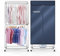 Cosicosy Electric Clothes Dryer Updated Portable Fast 1400W Dryer Machine 2-Tier Heated Clothes Dryer Indoor Electric Clothes Drying Rack Double Layer, ‎T-F90-UK, Blue [Energy Class A+++]