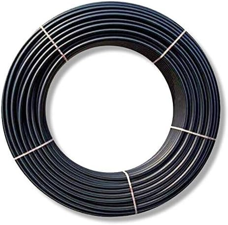 LDPE 16mm Strong Black Garden Hose Pipe Reel Reinforced 4~6 Bar 10~100m (100 Meters)