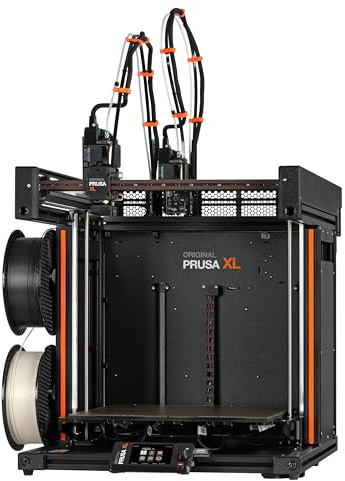 Original Prusa XL Assembled 2-toolhead 3D Printer, Large-Scale CoreXY 3D Printer, Assembled and Tested, Build Volume of 14.17×14.17×14.17 in, 2 Independent toolheads, Multi-Material Experience