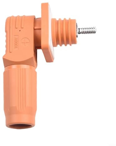 Hasaller Connettore di accumulo di energia per batteria, 120 A/200 A, terminale ignifugo, per accumulo di energia fotovoltaico (120 A, arancione)