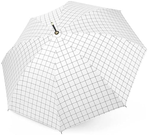 ZUOZUIYQ Regenschirm Damen Golfschirm Extra großer klassischer Stockschirm mit J-Griff winddichter wasserdichter Baldachinschirm für Herren Reisen Golfschirme