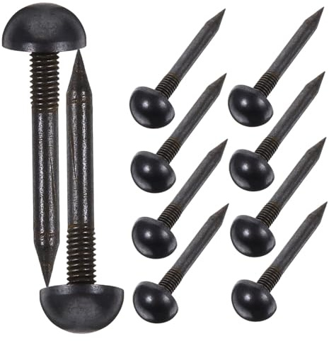 CATIEBYE 10 Stück Polsternägel aus Messing mit Stabilem Design Dekorative Ziernägel für Polstermöbel Einfach zu Verwenden für Selbstgemacht Polsterarbeiten Zuhause