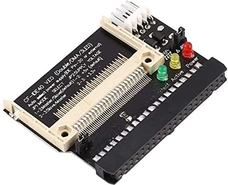 Yooghuge Adaptador convertidor de tarjeta compacta de 40 pines a 3.5 pulgadas IDE 3 LED compatible con Ver2.0 IDE/ATA-33