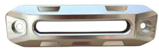 10 Inch 254mm Aluminum Hawse Fairlead Compatible With 8000-13000LBS Electric Winches And Synthetic Winch Ropes Universal Fit For Various Winch Models(Silver)