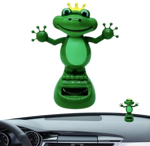 Générique Frog - Frog Animated Bobble Dancer Toy | Décoration De Tableau De Bord De Voiture Mignonne pour La Maison De Bureau De Bureau | Gift De Figurine Oscillante pour Accessoires De Voit