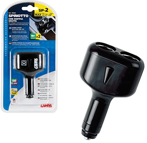 LAMPA 39062 Zigarettenanzünder-Verteiler Doppel Zigarettenanzünder
