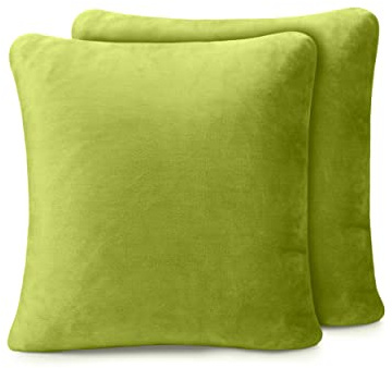 Amago - Kissenbezug 2er Set, Cashmere-Feeling, 50 x 50 cm - Limone