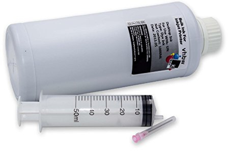 vhbw Nachfülltinte für Drucker - Refilltinte Dye Schwarz, 1000ml